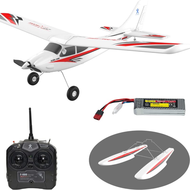 Exiet RC Global Hawk Seaplane Toy – Remote Control Aerial Watercraft for Kids