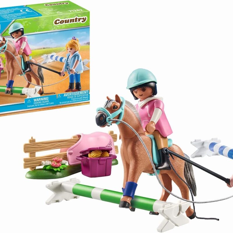 Exiet Country Horse Riding Lessons Playset – Interactive Equestrian Toy for Kids